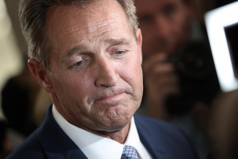 Illustration for article titled Jeff Flake Continues His Legacy of Being the Flakiest Senator on Capitol Hill; Will Vote Yes on Brett Kavanaugh